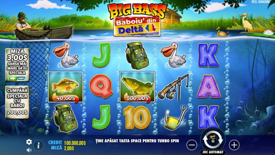 slot big bass baboiu din delta
