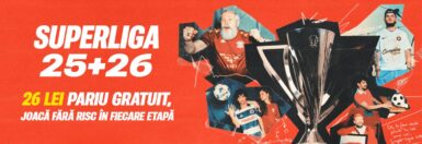 Superbet SuperLiga 25 + 26: Pariază 25 RON și câștigi 26 RON Pariu Gratuit