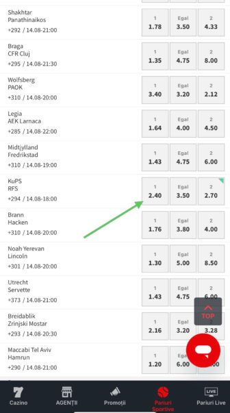 alegerea selectiilor totalbet