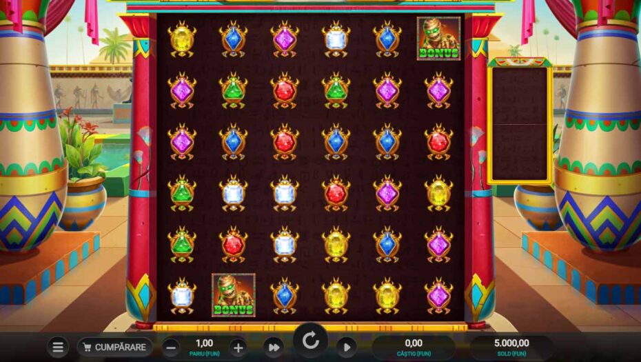 Slot online Mummy Multiplier cu tematică egipteană
