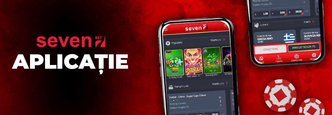Seven Bet Aplicație - Jocuri de Cazino și Pariuri pe mobil