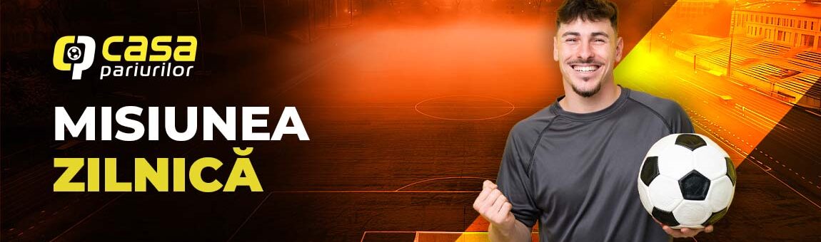 Misiunea Zilnică Casa Pariurilor: 25 RON Pariu Gratuit Zilnic