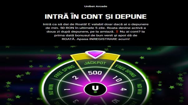 ce este roata Unibet Spin & Win