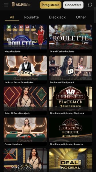 jocuri live păcănele casino