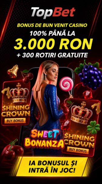 3000 ron si 300 rotiri bonus de bun venit la topbet iulie 2026