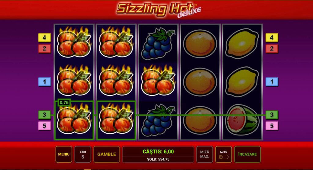 cum câștigi la sizzling hot deluxe gratis