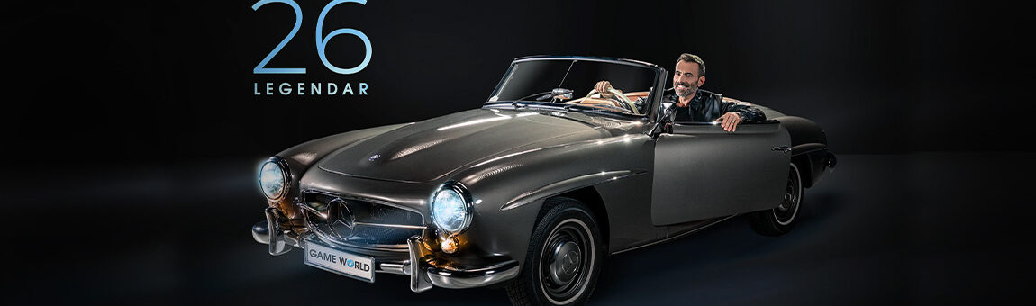 26 LEGENDAR GameWorld – Mercedes 190SL sau 100.000 €