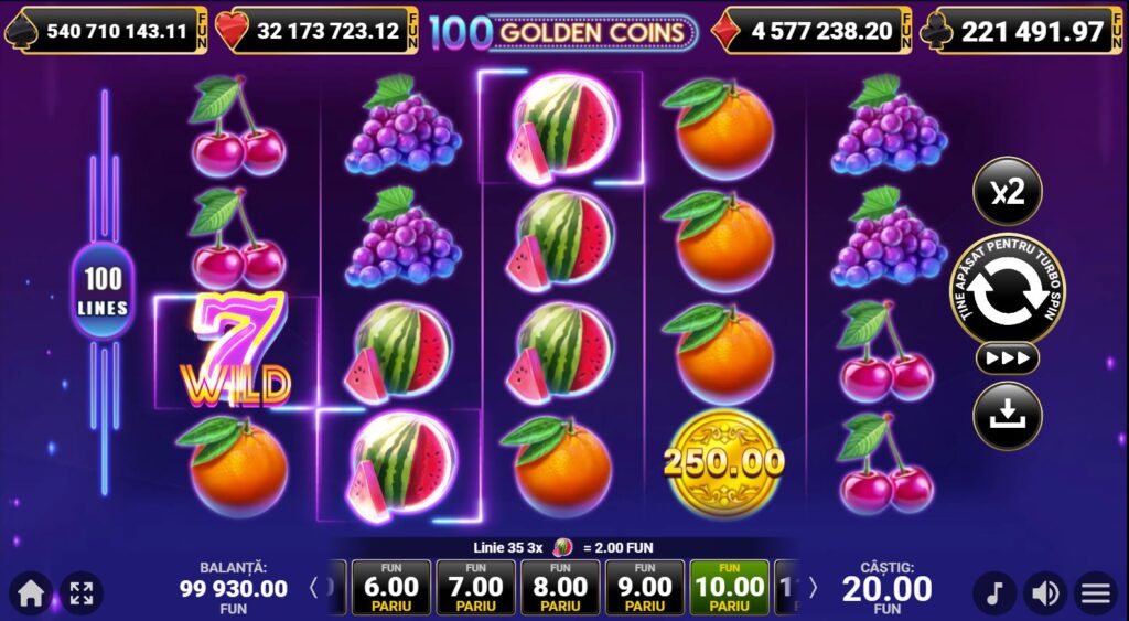 100 golden coins gratis