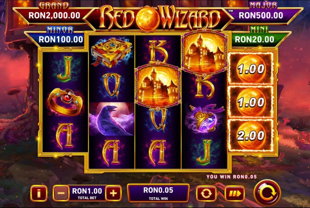 fire blaze red wizard demo