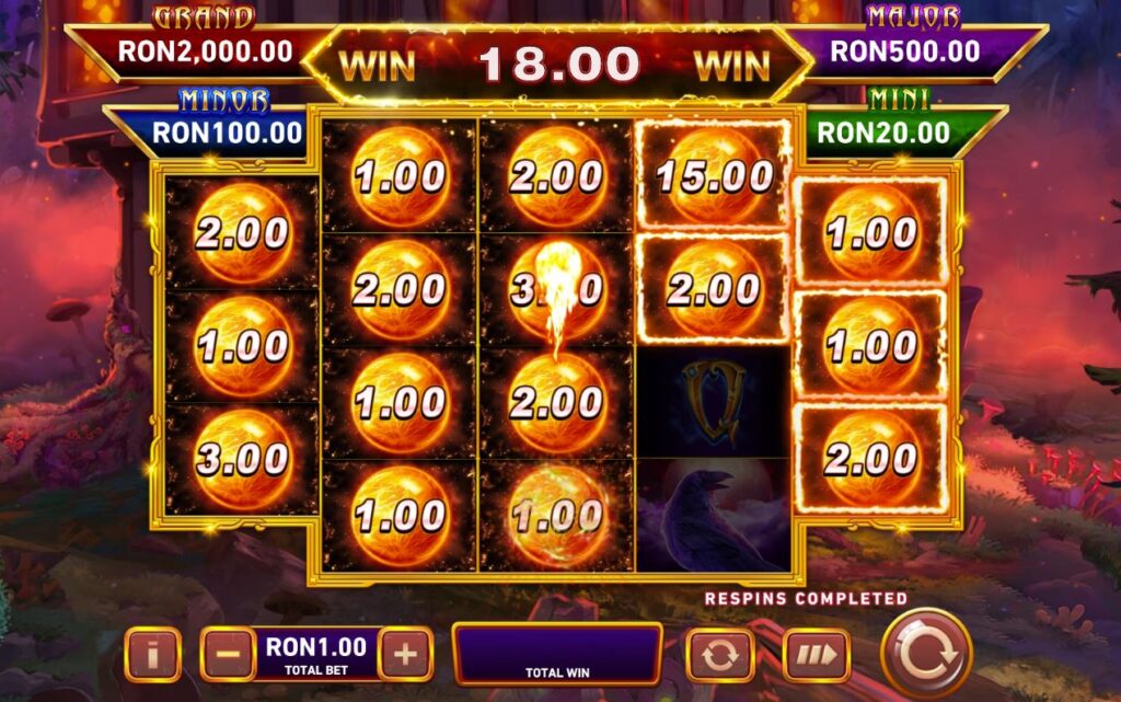 flaming ball red wizard