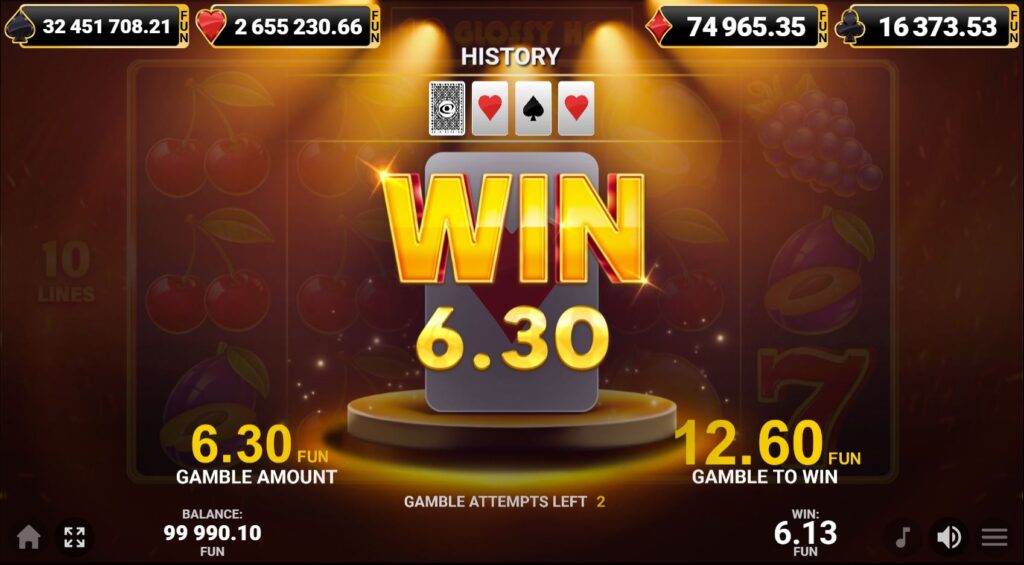 gamble 10 glossy hot demo