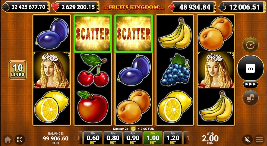 scatter fruits kingdom