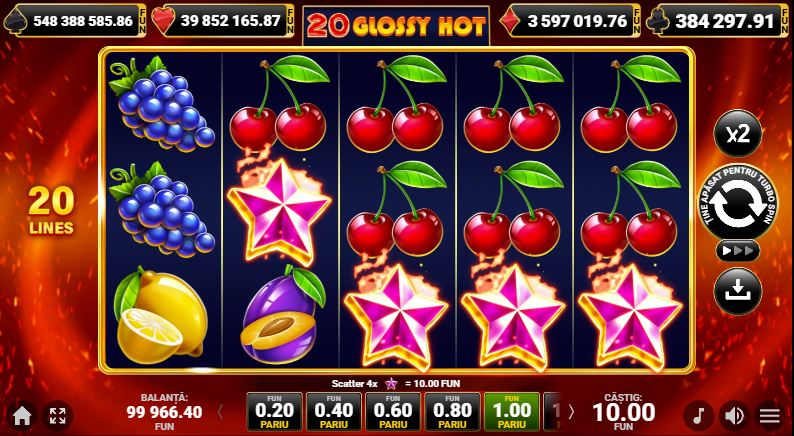 scatter 20 glossy hot