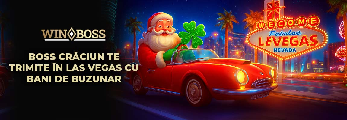 Boss Crăciun WinBoss 2025 te trimite în Vegas