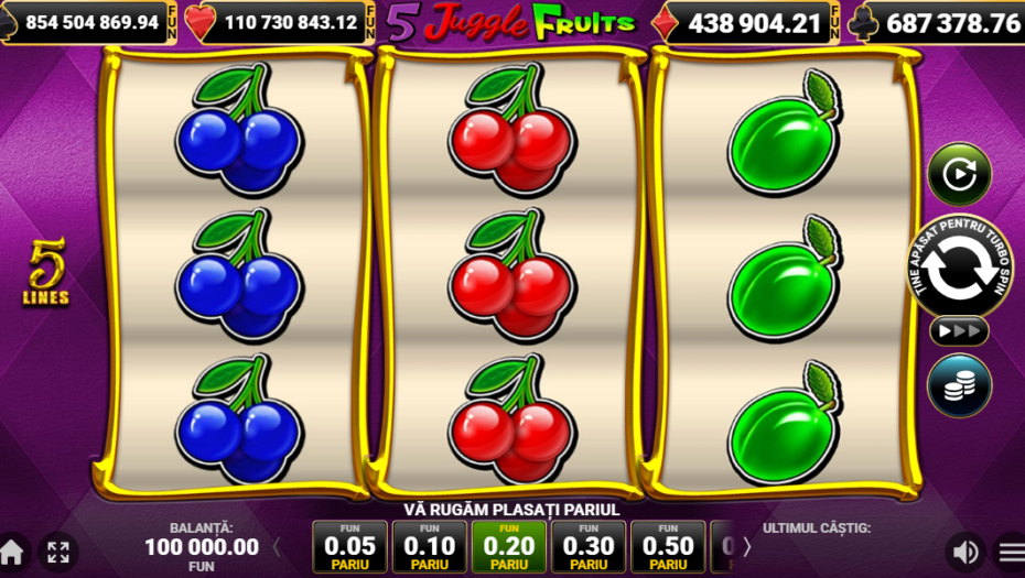 5 Juggle Fruits demo