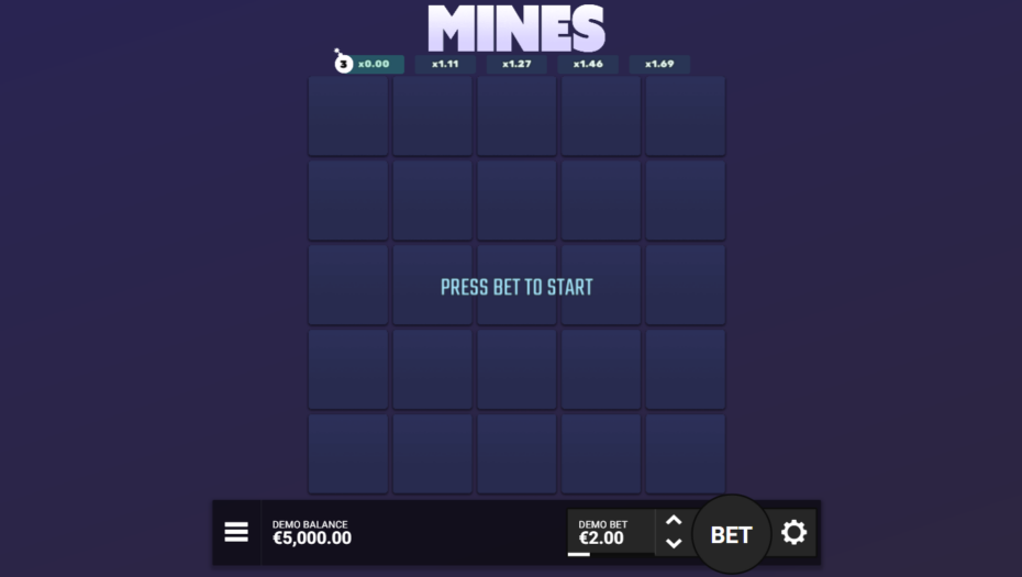 mines dare2win demo