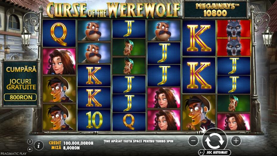 curse of the werewolf megaways gratis