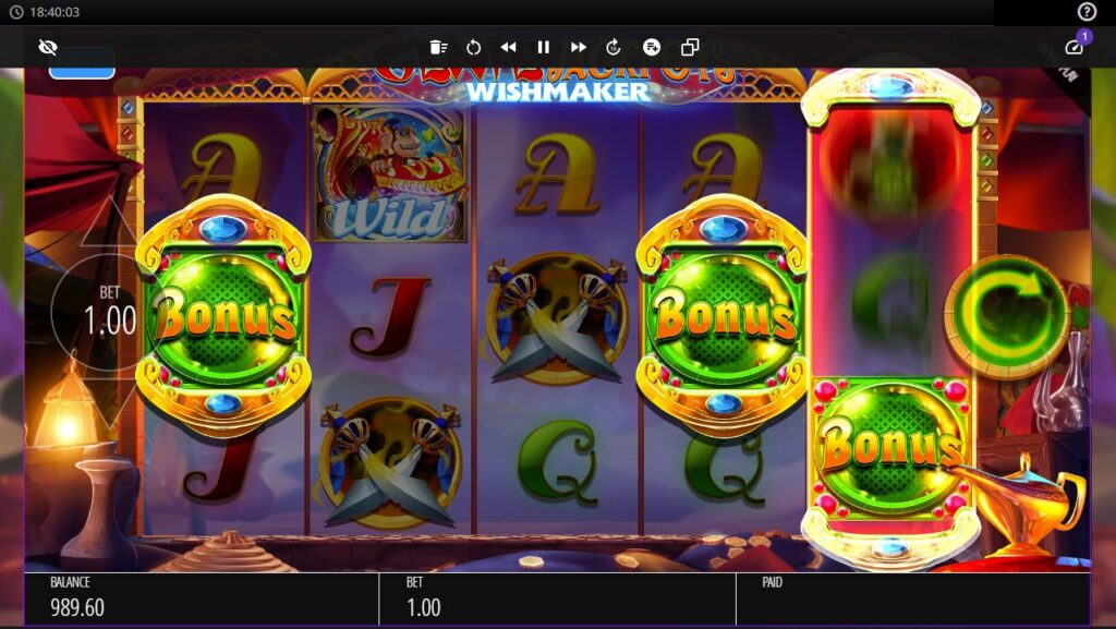 genie jackpots wishmaker demo