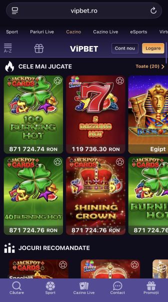 jocuri la vipbet în 2026