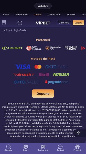 metode de plată la vipbet