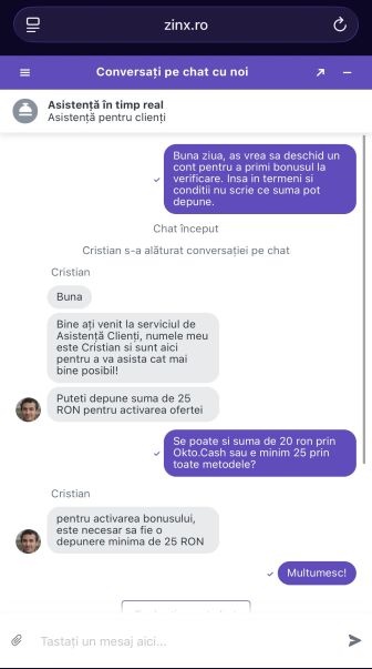 experiența mea cu echipa de suport