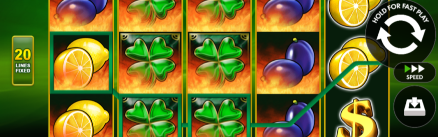 20 burning hot clover chance demo