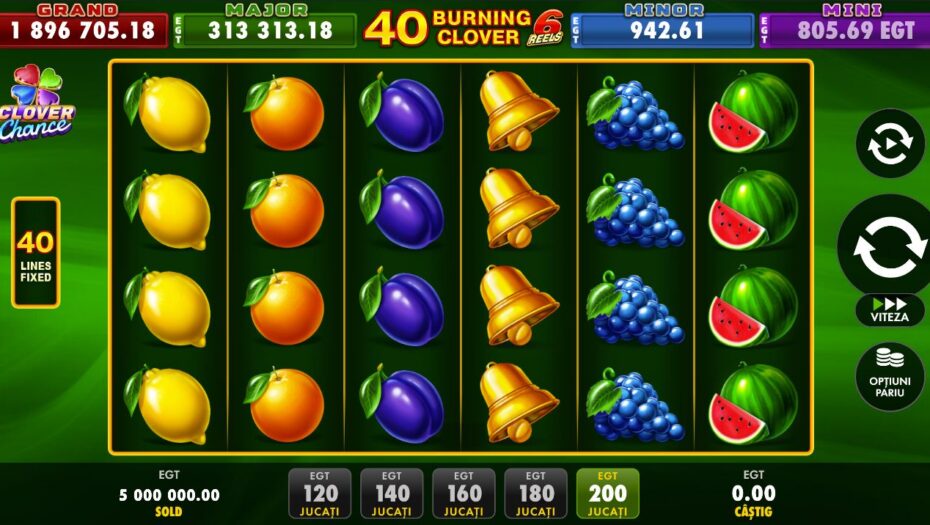 40 burning clover 6 reels