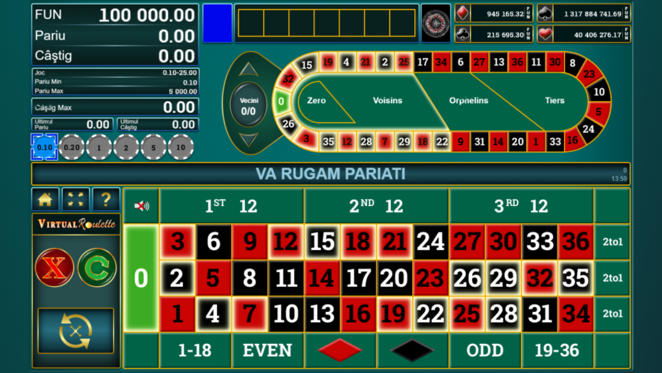 virtual roulette