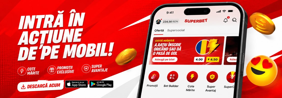 Descarcă aplicația Superbet pentru Android și iPhone