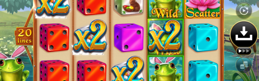 easter frog dice demo