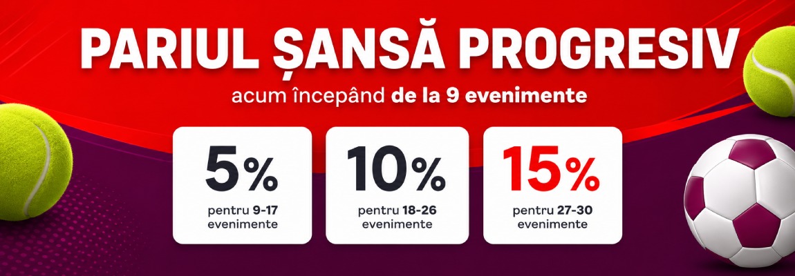 Pariul Șansă Progresiv Superbet – reguli și calcul