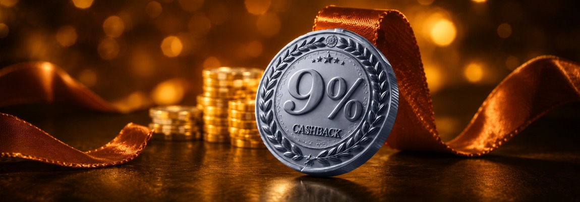 Cashback Instant 9% Bilion + Silver Premier VIP