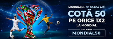 NetBet Mondial50: cotă 50 pe orice pariu 1X2 la Mondial