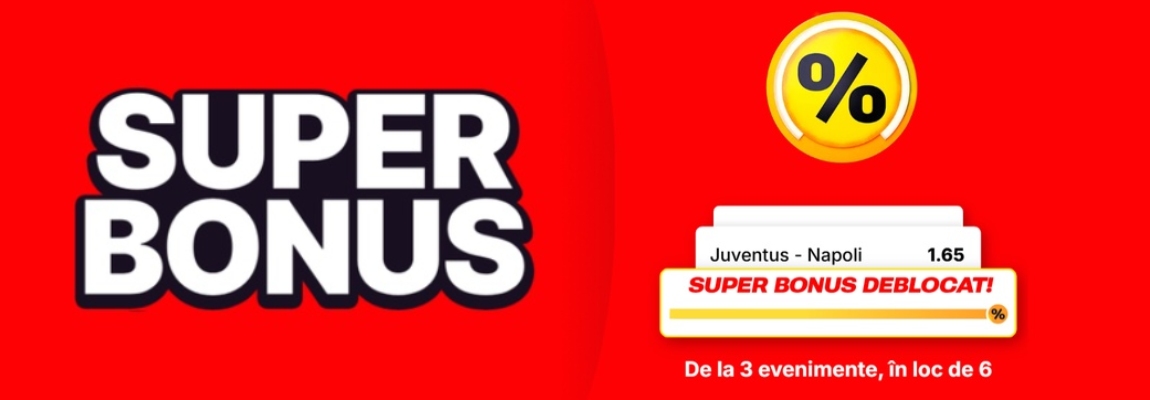 SuperBonus Superbet 2026: Cum Primești Bonus de 100%