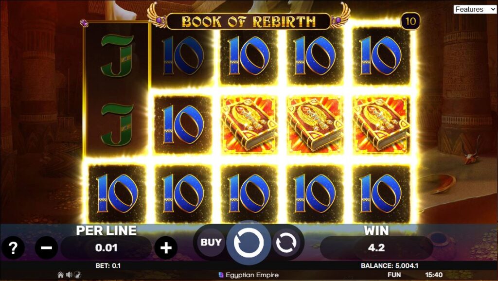 runda bonus la book of rebirth