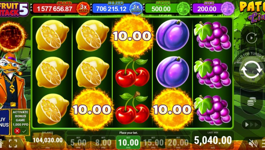 cum arată jocul fruit attack 5