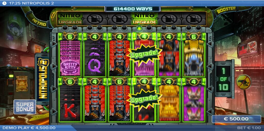 nitro upgrade la nitropolis 2 demo
