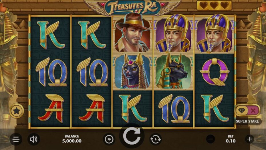 grila de joc de la treasures of ra gratis
