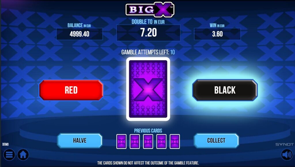 funcția gamble la big x demo
