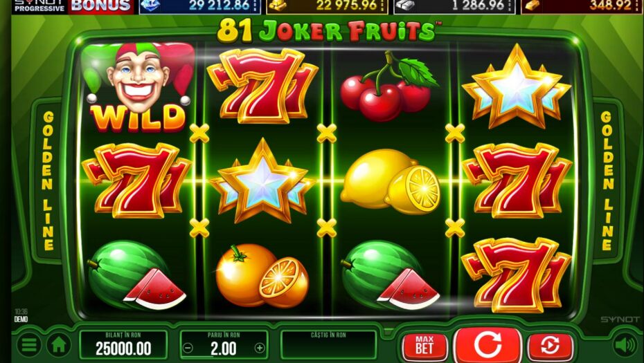 grila de joc la 81 joker fruits demo