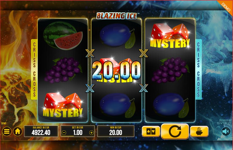 simbol mystery la blazing ice demo
