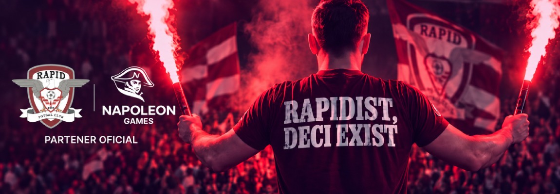 Napoleon Games devine partener principal al FC Rapid