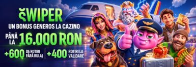 Swiper Bonus Fără Depunere (2026) – 400 Rotiri Gratuite